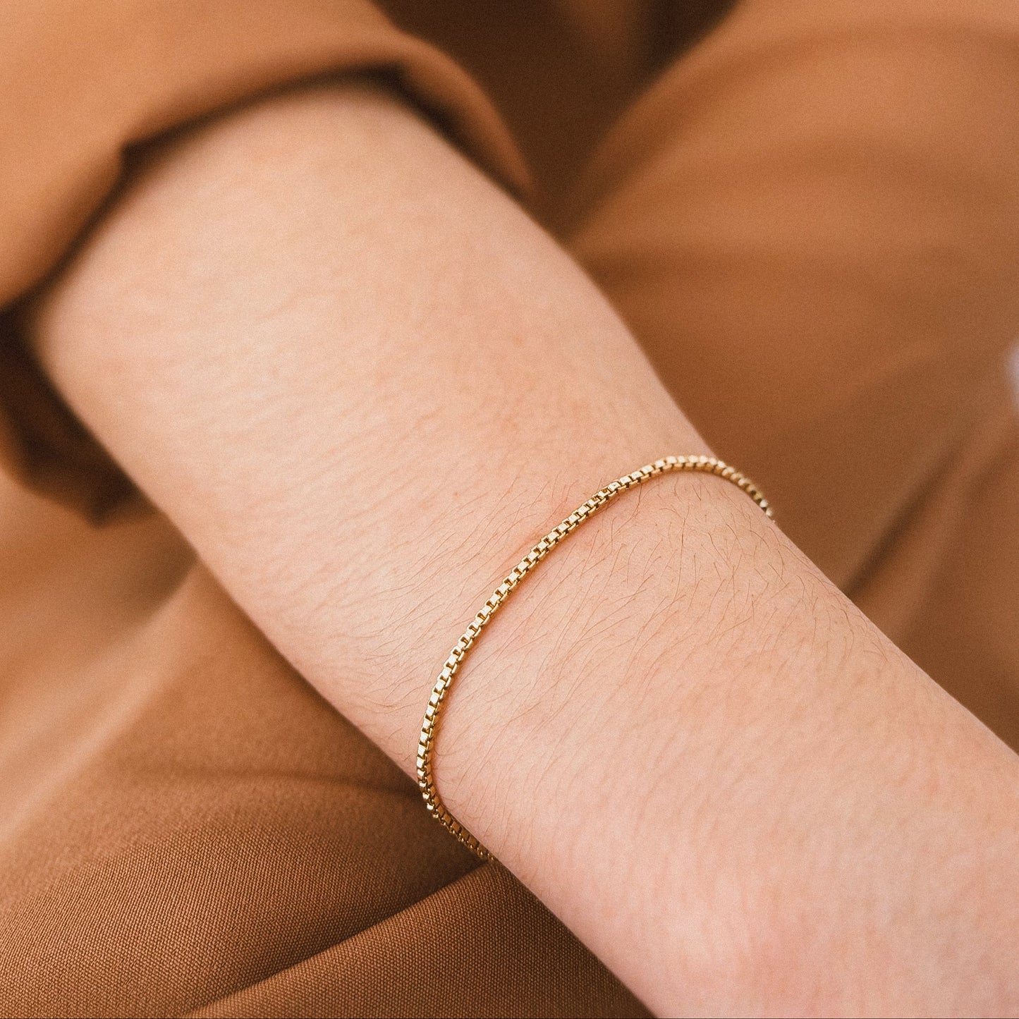 Pulseira Corrente Fina de Elos