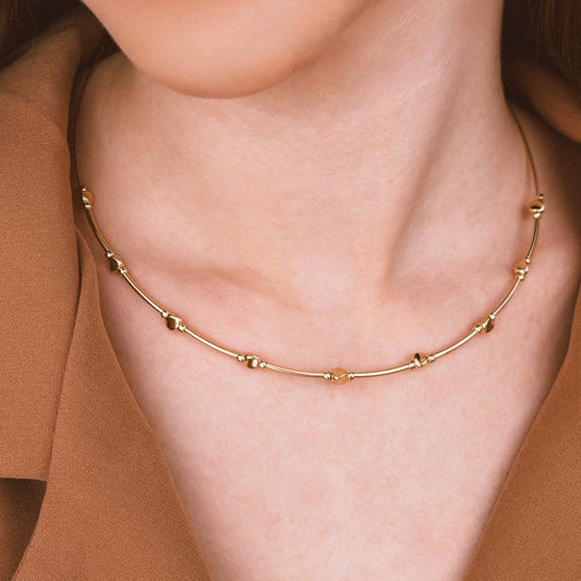 Colar Choker Bolinhas